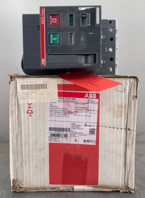 New Abb T5n300twa3m4s4 Tmax Circuit Breaker 300 a 3p Moe 110..125v Sor 110-127v