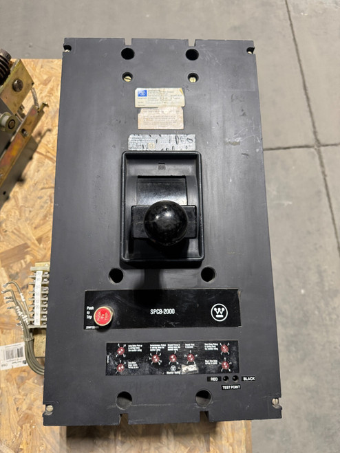 Westinghouse Spcb-2000 3 Pole 2000 Amp 600v Circuit Breaker Lsig Gfi