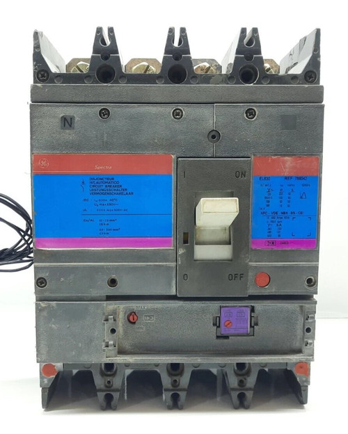 Ge Spectra El 630 Circuit Breaker 4 Pole 630 Amps