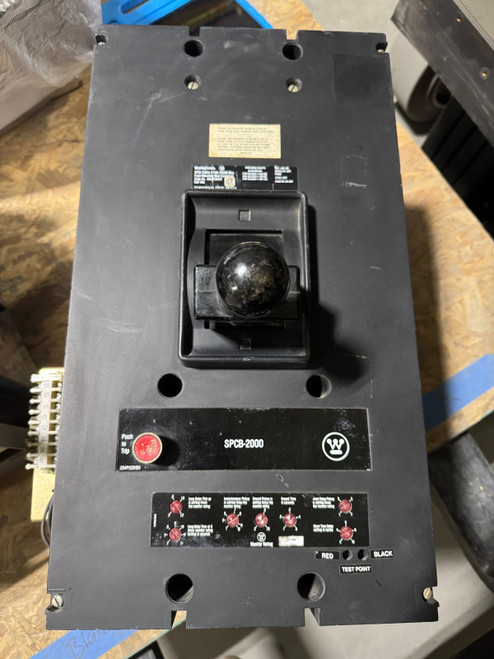 Westinghouse Spcb-2000 3 Pole 1600 Amp 600v Circuit Breaker Lsig Gfi