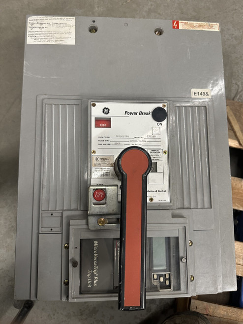 Ge Power Break Tp Tp2525 Tp2525ttr 3 Pole 2500 Amp Circuit Breaker B25lsig Flaw