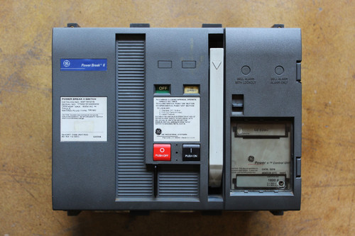 Ge Power Break Ii Switch 1600 Amp Circuit Breaker Ssf16y216 - 600v Ac 3 Pole