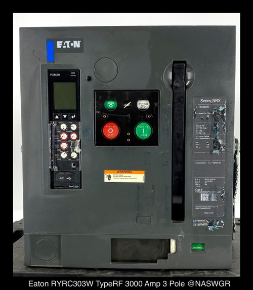 Eaton Nrx Ryrc303w Circuit Breaker (m/o,d/o) 3000 Amp - Tested/1yr Warranty