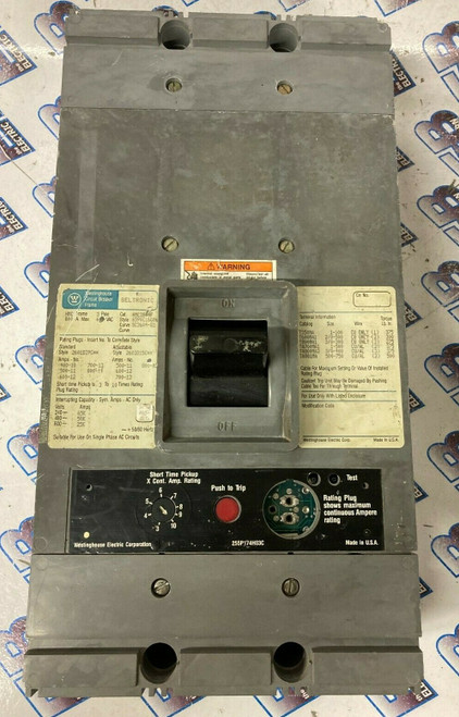 Westinghouse Hmc3800f, 800 Amp 600v Seltronic Breaker-recon+test Report+warranty