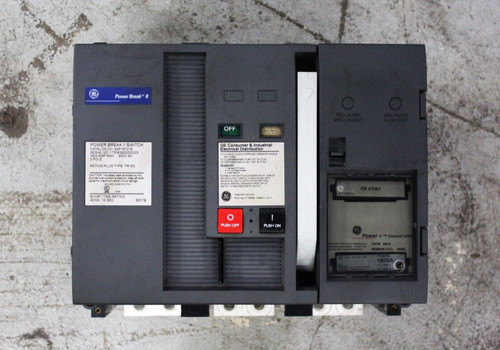 Ge Power Break Ii Switch 1600 Amp Circuit Breaker Ssf16y216 - 600 Vac 3 Pole (c)