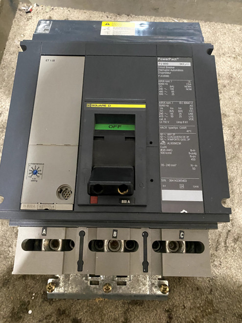 New Takeout Sqaure D Pja36080 (3p-800a-600v) Ships Same Day Ups