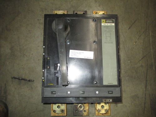 Sq D Phf2036 2000a Frame 800a Rated 3p 600v Circuit Breaker Mo/fm Used E-ok