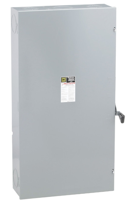 Square D D325n 400a 3p 240v General Duty Fusible Safety Switch New