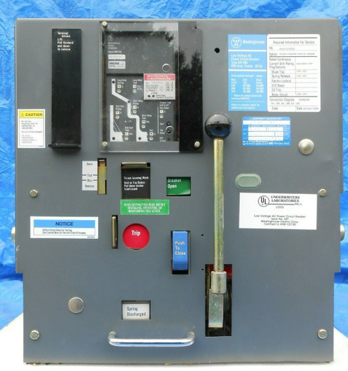 Westinghouse Ds 206 800 a Air Circuit Breaker Reconditoned Digitrip E/o 120 Vac