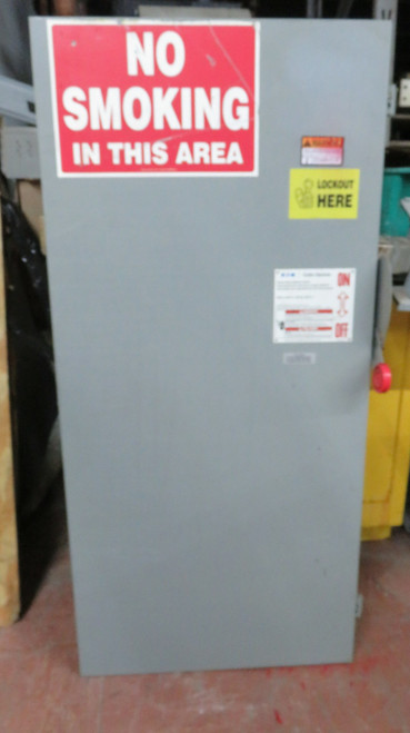 Eaton Disconnect Dh366fgk 600a 600v 3p 3w Fusible 1year Warranty