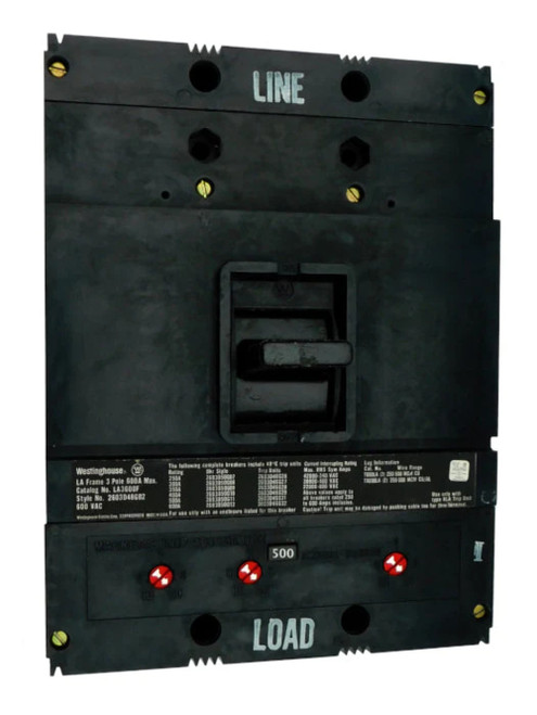 La3600f W/500a Trip Unit - Westinghouse -  Reconditioned