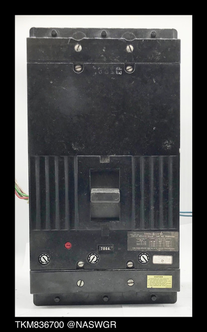 Ge Tkm836700 Molded Case Circuit Breaker - 700 Amp - Tested/1yr Warranty