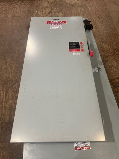Eaton Dh366ugk Safety Disconnect Switch 600a 3p 600v 3ph Type 1 Encl Indoor Used