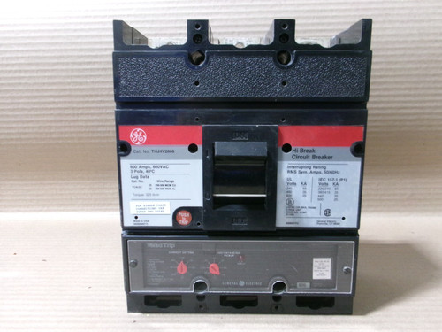 Ge Thj4v2606 3 Pole 600 Amp 600v Circuit Breaker