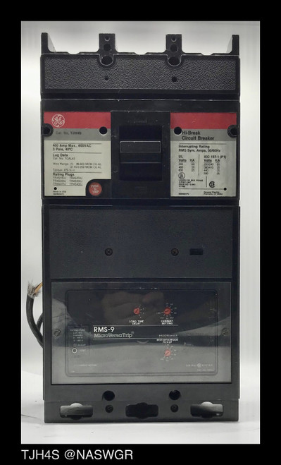 Ge Tjh4s Molded Case Circuit Breaker - 400 Amp - Tested/1yr Warranty