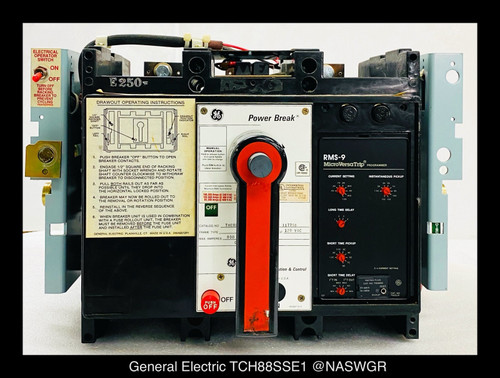 Ge Powerbreak Thc88sse1 Breaker (e/o,d/o) - 800 Amp - Tested/1yr Warranty