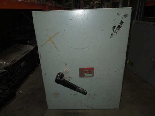 Ge Thpsl368 1200a 3p 600v Fused Panelboard Switch W/ Hardware Used
