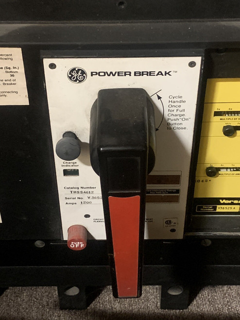 Ge Powerbreak Thss4612 Breaker (m/o,b/i) 1200 Amp - for Parts