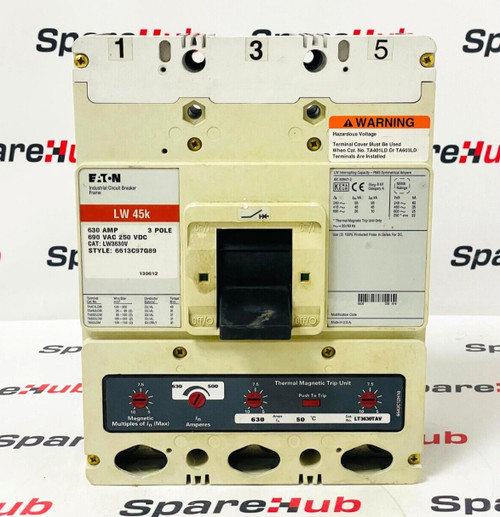 Eaton Lw3630v Circuit Breaker 630a
