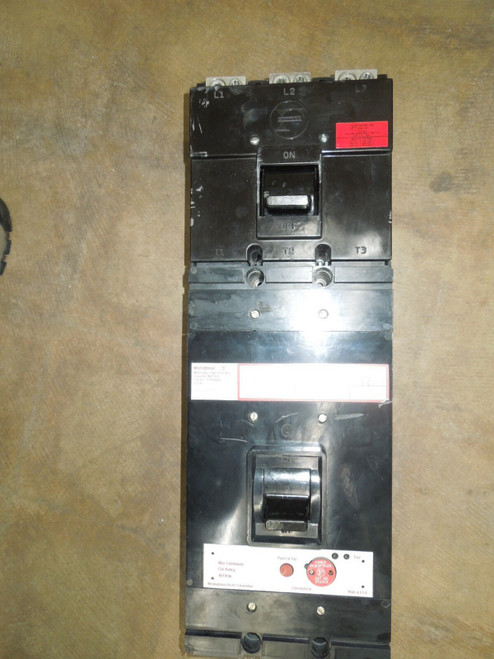 Westinghouse Mcfp3600 600a Frame 160a Rated 3p 600v Fire Pump Breaker Tested