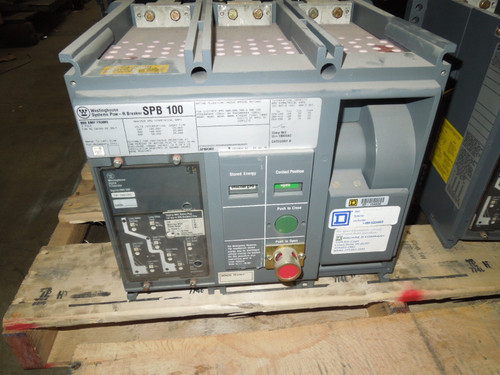 Westinghouse Spb100 Spbr38r 800a Frame 800a Rated Pow-r Breaker Rms500 Lsig Bus