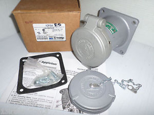 New Appleton Adr1044Rs 100-Amp Reverse Service Receptacle 100A 600V 4W 4P
