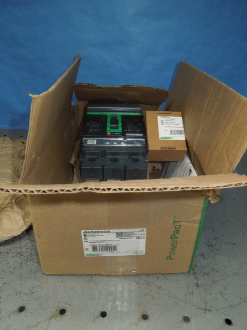 Square D I-line Powerpact Circuit Breaker Jga36250u33x 250a 3p 600v Lsi Surplus
