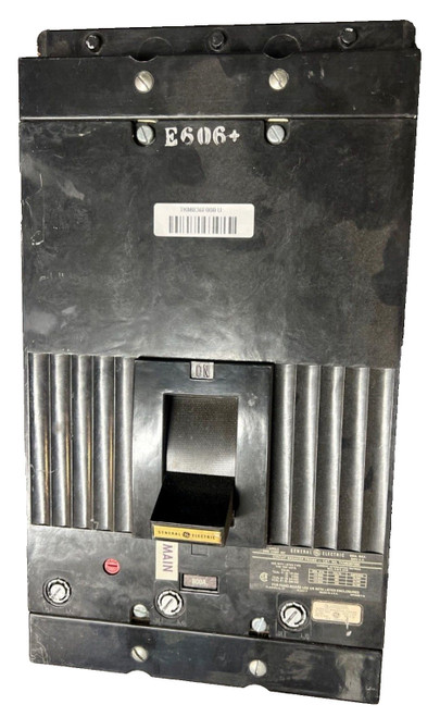 Ge Tkm836800 Lug to Lug Circuit Breaker 800a 3p 600v 3ph 800 Amp 3 Pole Used