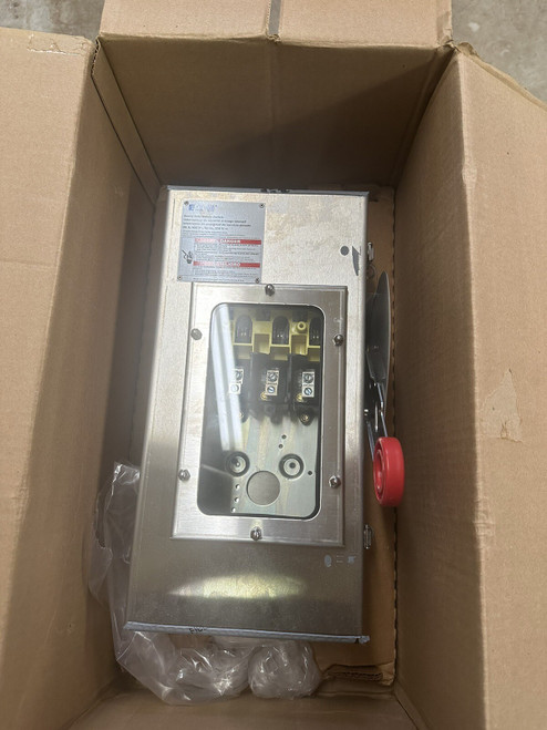 Eaton Dh362uwkw Heavy Duty Safety Switch Disconnect Visible Blade Window