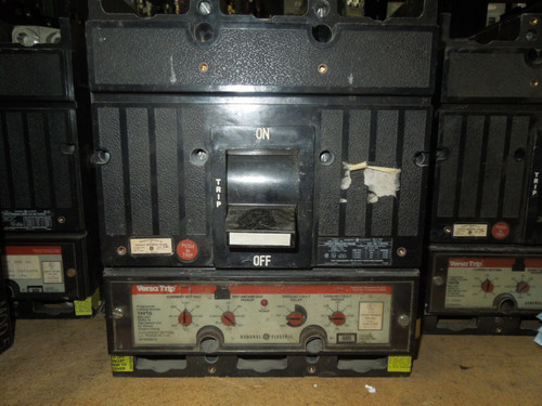Ge Tj4vf26 600a 3p 600vac Circuit Breaker W/ Lig Microversatrip (ground Fault)