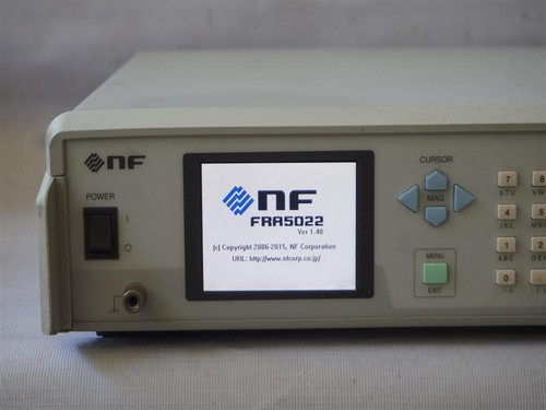Nf Fra5022 Frequency Response Analyzer 0.1mhz.-100khz Sn 9231137