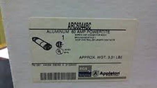 Appleton Arc-6044Bc Cord End Connector. 60 Amp 4W4P