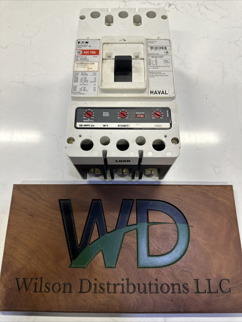 Eaton Navak Breaker 100 Amp 600v Kdc3100vwh09 Used Tested Cleaned