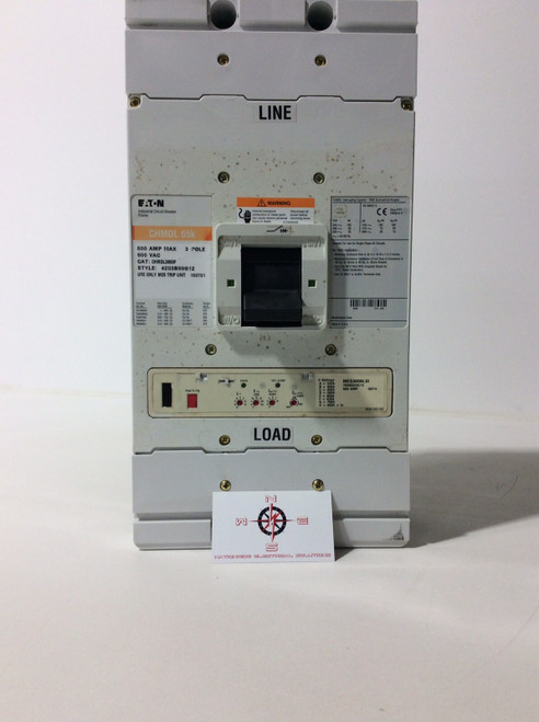 Eaton Corp. Cutler Hammer Chmdl3800f Circuit Breaker 800 Amp 3p 600 Vac