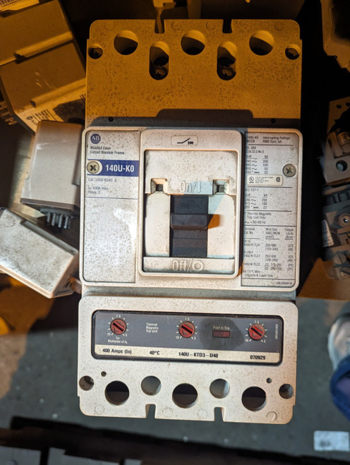 Allen Bradley 140u-k0d3-d40 Circuit Breaker New Overstock