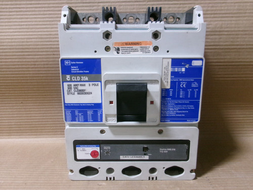 Eaton Cutler Hammer Cld Cld3600f 3 Pole 600 Amp 600v Circuit Breaker