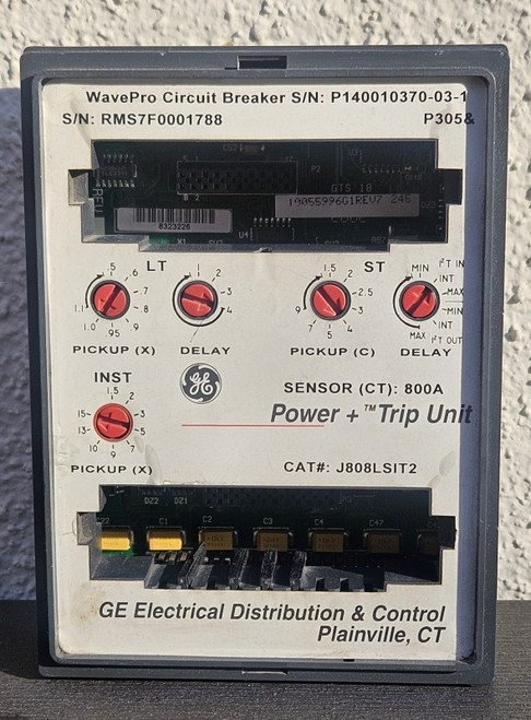 Ge Power+ Trip Unit - J808lsit2