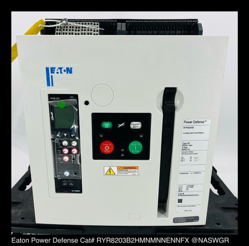 Eaton Type Rf Frame Ryr6203b Power Defense Breaker (m/o,b/i) 2000 Amp - Unused