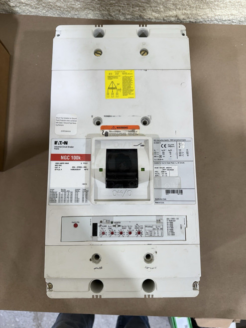 Eaton Ngc 100k 224-37855-000 3 Pole 1200a Max W/ Trip Unit