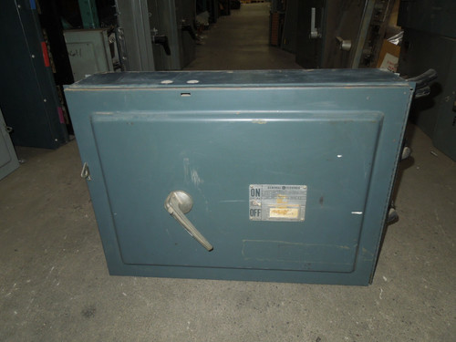 Ge Qmr326 600a Single 3p 240v Fused Panelboard Switch W/ Hardware Used