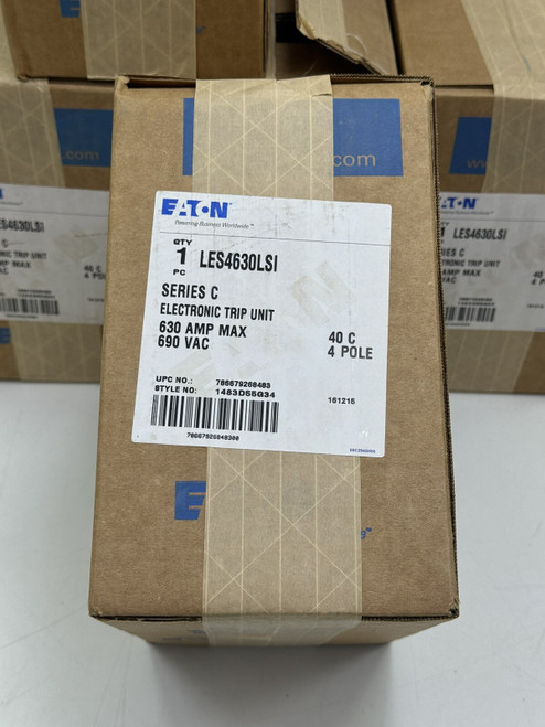 Eaton Les4630lsi Electronic Trip Unit 630amp Max 690vac 4 Pole Series, C