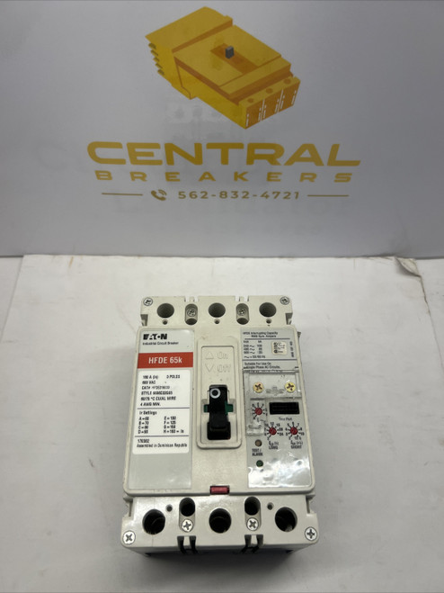 Eaton Hfde316033 3 Pole 160 Amp 600 Volt 65ka Breaker W/ Ls Functions