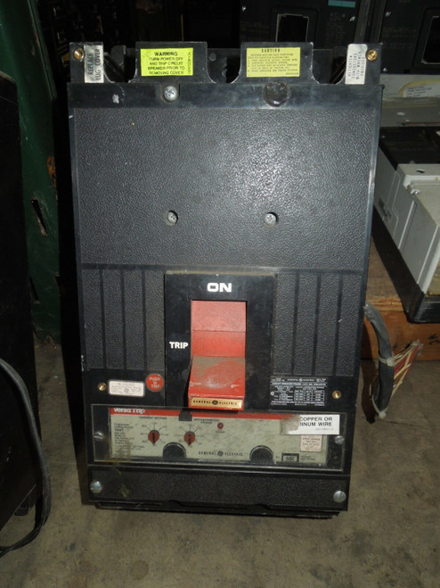 Ge Thk4vf46 600a 3p 600vac Circuit Breaker Microversatrip W/ Li Auxiliary Switch