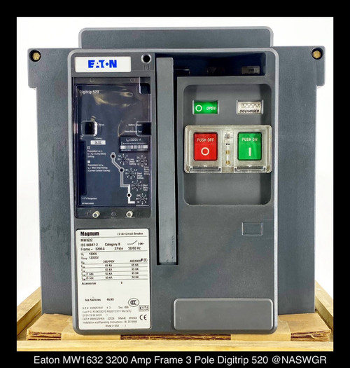 Eaton Magnum Iec Mwi632 Breaker (m/o,b/i) - 3200 Amp - Unused/warranty