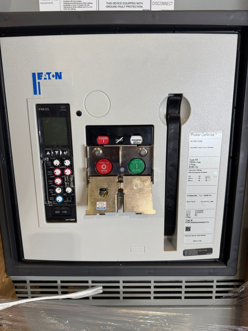 Eaton Ryr6163b Circuit Breaker 1600a 3p 600v Pxr25 Lsig Maintenance Mode