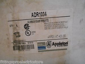 Appleton Adr 1034 100A 3W 4P Receptacle