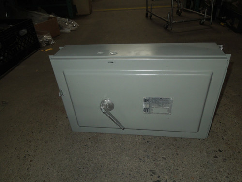 Ge Qmr365 400a Single 3p 600v Fused Panelboard Switch W/ Hardware Used