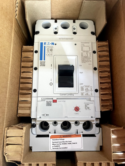 New Pdg33m0400fnnn 3p 600v 400a 65k Eaton Circuit Breaker W/ 400a Trip