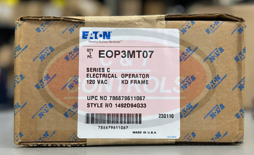 Eaton Eop3mt07 Motor Operator 120v New in Box Usa Stock
