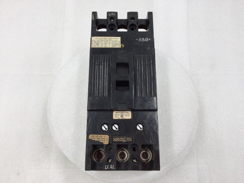 Ge Tfj236100 100 Amp 3 Pole 600v Circuit Breaker